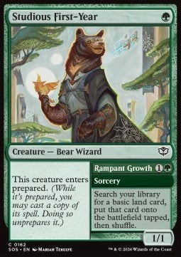 Studious First-Year // Rampant Growth