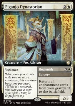 Eiganjo Dynastorian // Replenish - Commander: Secrets of Strixhaven: Extras (Rare) [XSOC-63]