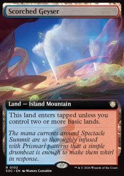 Scorched Geyser - Commander: Secrets of Strixhaven: Extras (Rare) [XSOC-102]