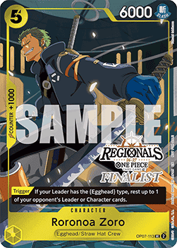 Roronoa Zoro (OP07-113) (V.4) - Unnumbered Promos (Uncommon) [UP-OP07-113]