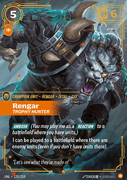 Rengar, Trophy Hunter (V.1 - Epic)
