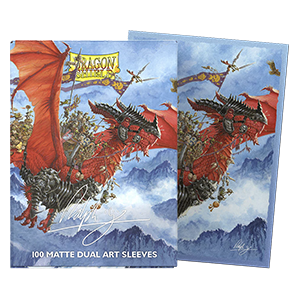 100 Dragon Shield Sleeves - Matte Dual Signature Series "The Raid"