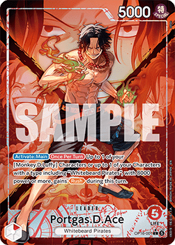 Portgas.D.Ace (OP16-001) (V.2) - The Time of Battle (Alternate Art) [OP16-001]