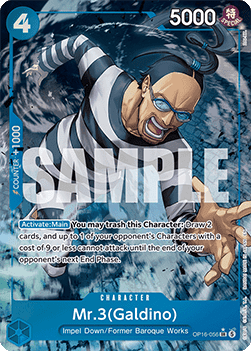 Mr.3(Galdino) (OP16-056) (V.2) - The Time of Battle (Alternate Art) [OP16-056]