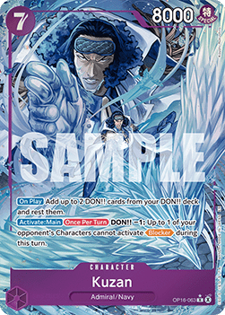 Kuzan (OP16-063) (V.2) - The Time of Battle (Alternate Art) [OP16-063]