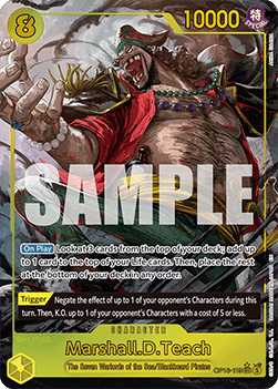 Marshall.D.Teach (OP16-119) (V.2) - The Time of Battle (Alternate Art) [OP16-119]
