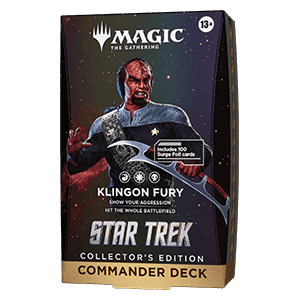 Commander: Star Trek: "Klingon Fury" Commander Deck: Collector's Edition
