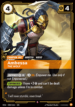 Ambessa, The Wolf (V.1 - Rare)