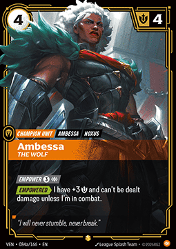 Ambessa, The Wolf (V.2 - Showcase)