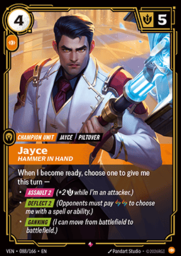 Jayce, Hammer in Hand (V.1 - Rare)