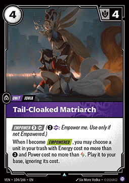 Tail-Cloaked Matriarch
