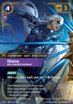 Diana, No Longer Human