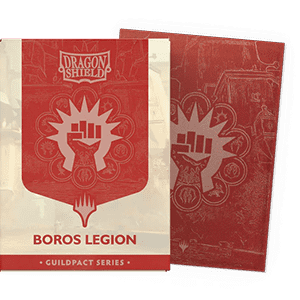 100 Dragon Shield Sleeves - Matte Dual Guildpact Series: Boros Legion