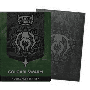 100 Dragon Shield Sleeves - Matte Dual Guildpact Series: Golgari Swarm