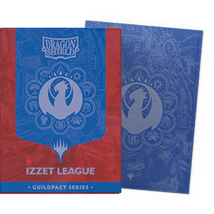100 Dragon Shield Sleeves - Matte Dual Guildpact Series: Izzet League