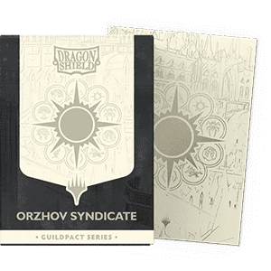 100 Dragon Shield Sleeves - Matte Dual Guildpact Series: Orzhov Syndicate