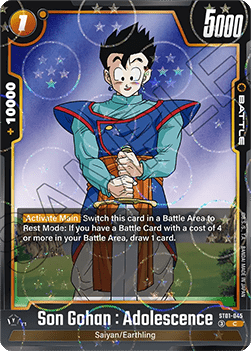 Son Gohan : Adolescence (ST01-045) [Fusion World] (V.2 - Common)