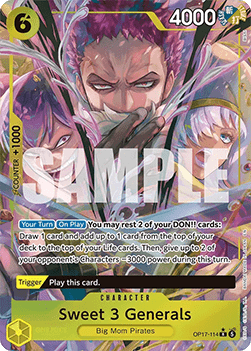 Sweet 3 Generals (OP17-114) (V.2)