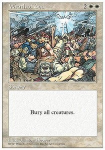 Wrath of God - Fifth Edition (Rare)